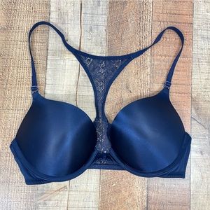 Victoria's Secret Navy Blue Lace Bra